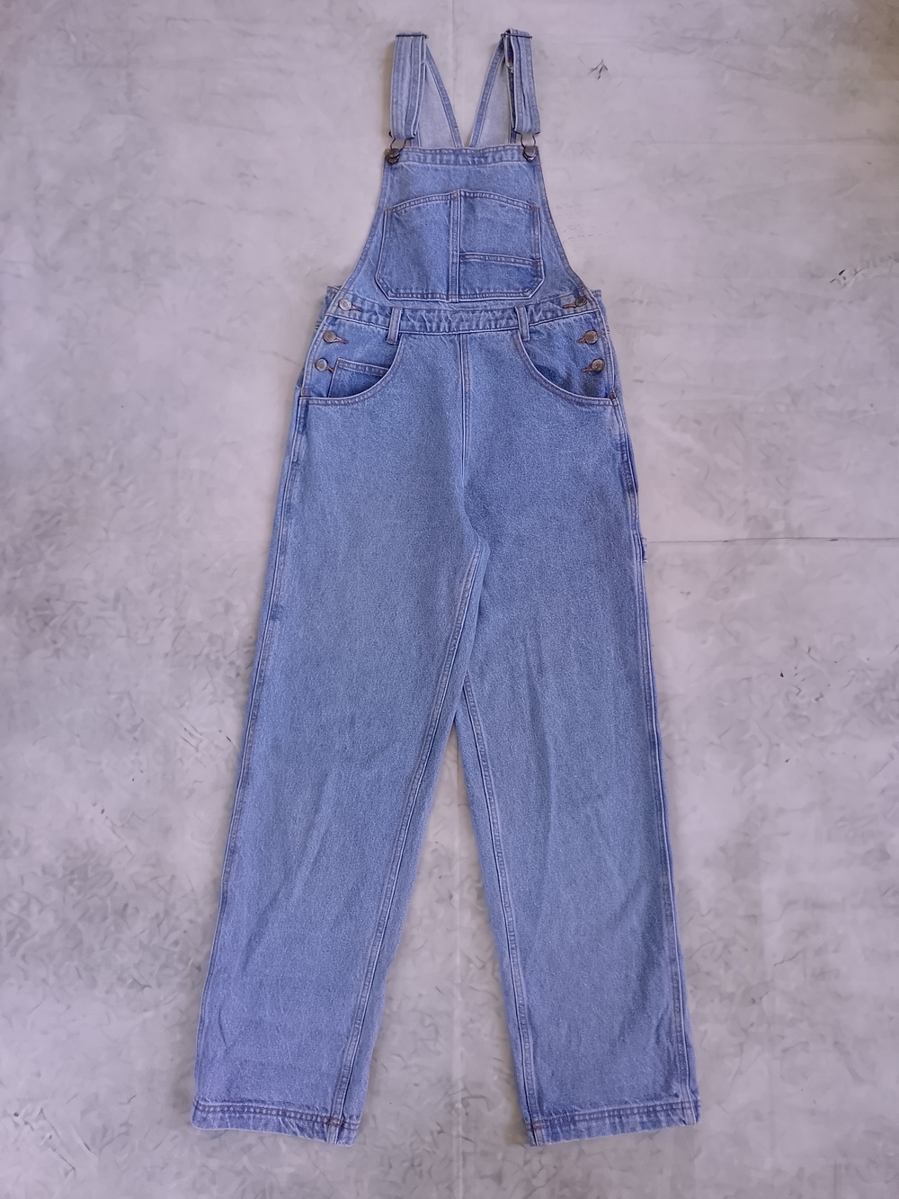J.GALT Light Wash Denim Overalls